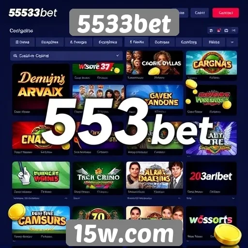 Opções de jogos disponíveis na 5533bet